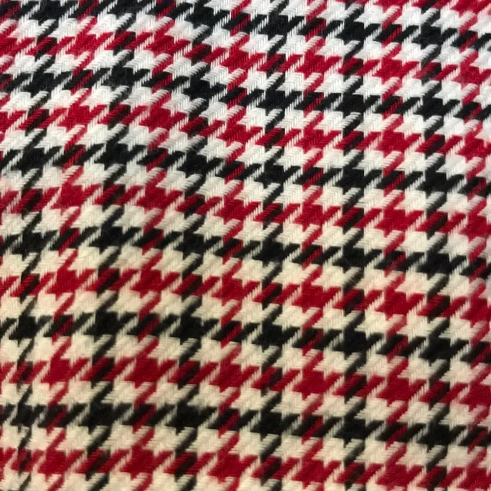 New Gymboree boy’s 8 Holiday Classics houndstooth button down shirt red black